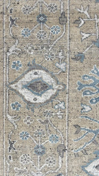 Logan Hand Knotted Wool Rug Sand Beige
