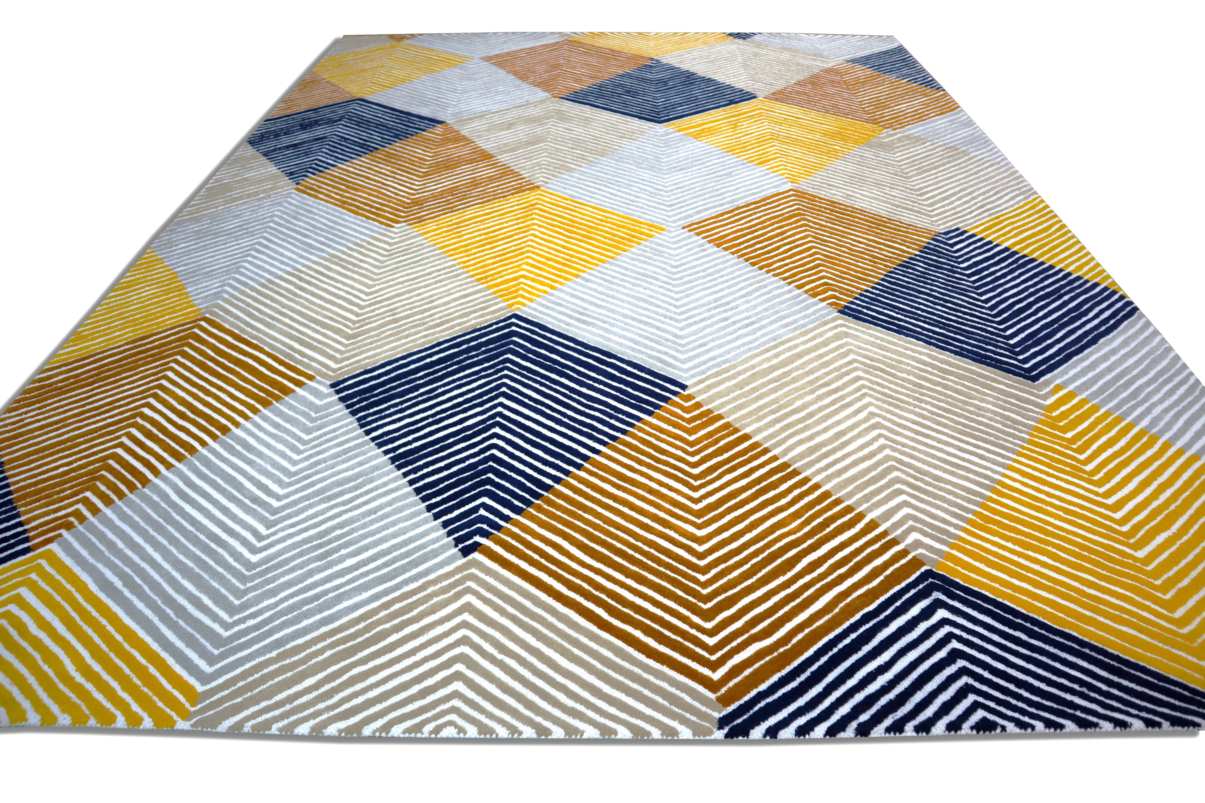 Luna Hand Tufted Wool Rug Multicolor