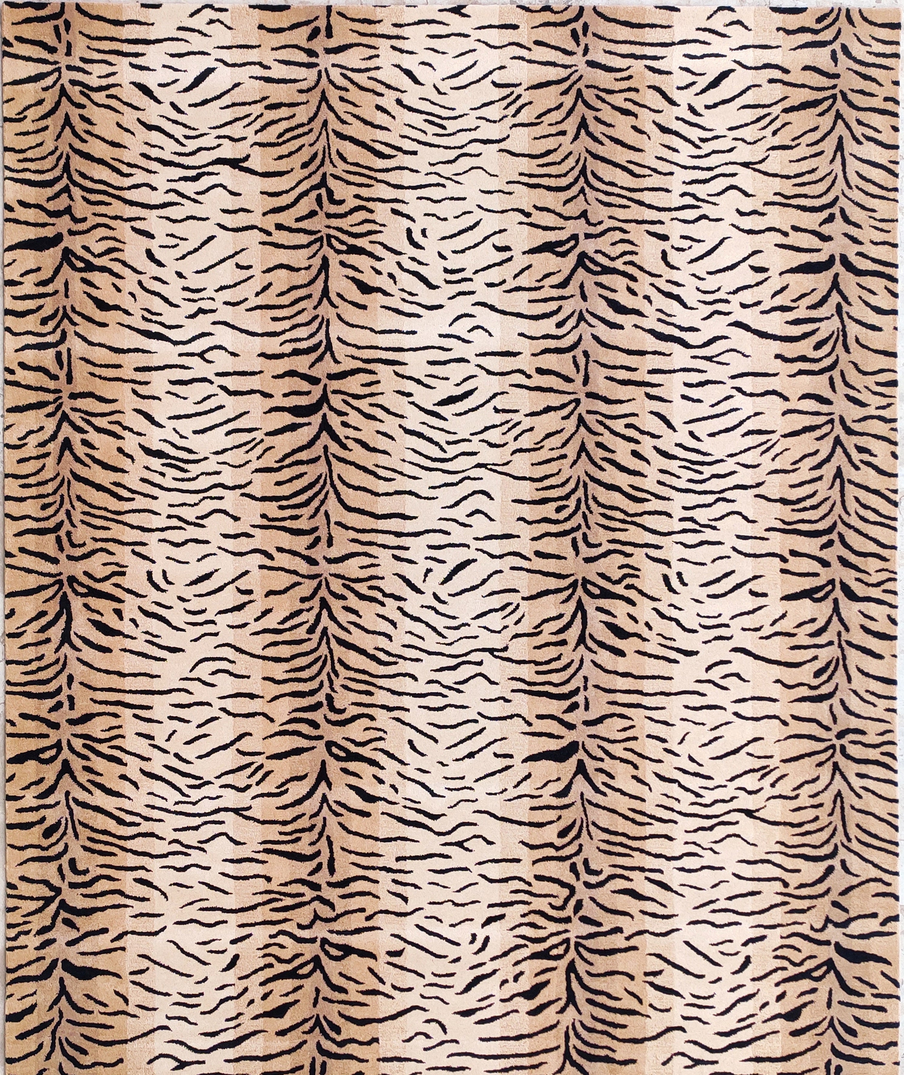 Lion Animal Sheersucker Hand Tufted Wool Rug Beige