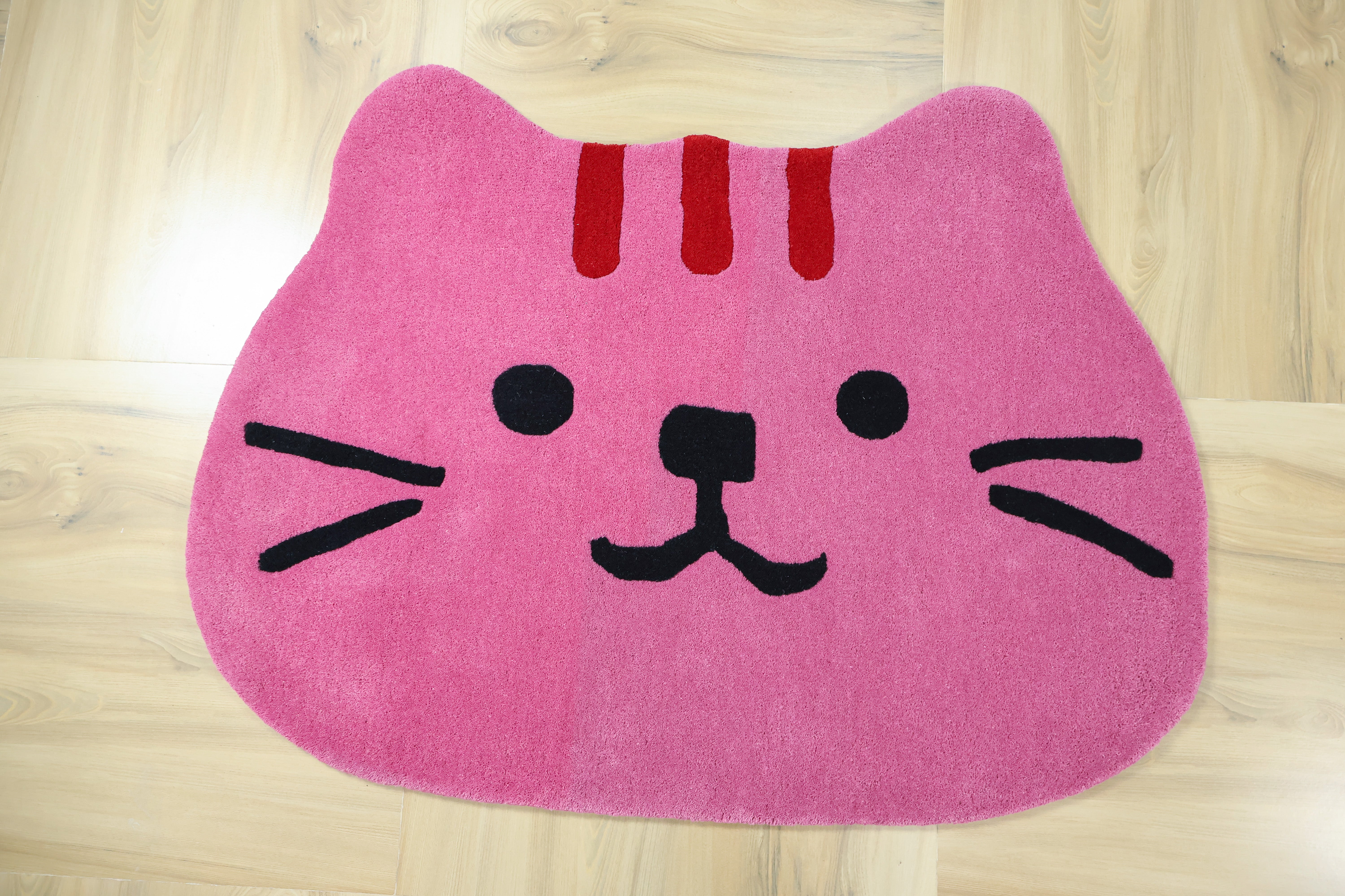 Teddy Kids Hand Tufted Wool Rug Pink