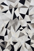 Vectro Abstract Patchwork hide Rug