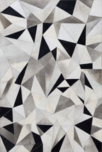 Vectro Abstract Patchwork hide Rug