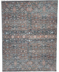 Mast Hand Knotted Wool Rug Charcoal Rust