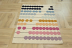 Math Abacus Kids Hand Tufted Wool Rug Beige