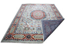 Muna Sherapi Gen Z Hand Knotted Wool Rug Blue