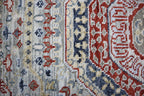 Muna Sherapi Gen Z Hand Knotted Wool Rug Blue
