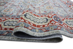 Muna Sherapi Gen Z Hand Knotted Wool Rug Blue