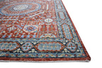 Muna Sherapi Gen Z Hand Knotted Wool Rug Red