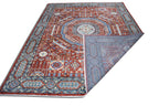 Muna Sherapi Gen Z Hand Knotted Wool Rug Red