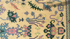 Pinank Oriental Traditional Hand Knotted Wool Rug Butter Yellow