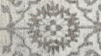 Ray Hand Knotted Wool Rug Ivory