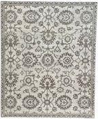 Ray Hand Knotted Wool Rug Ivory