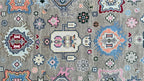 Sultan Traditional Hand Knotted Wool Rug Ash Grey