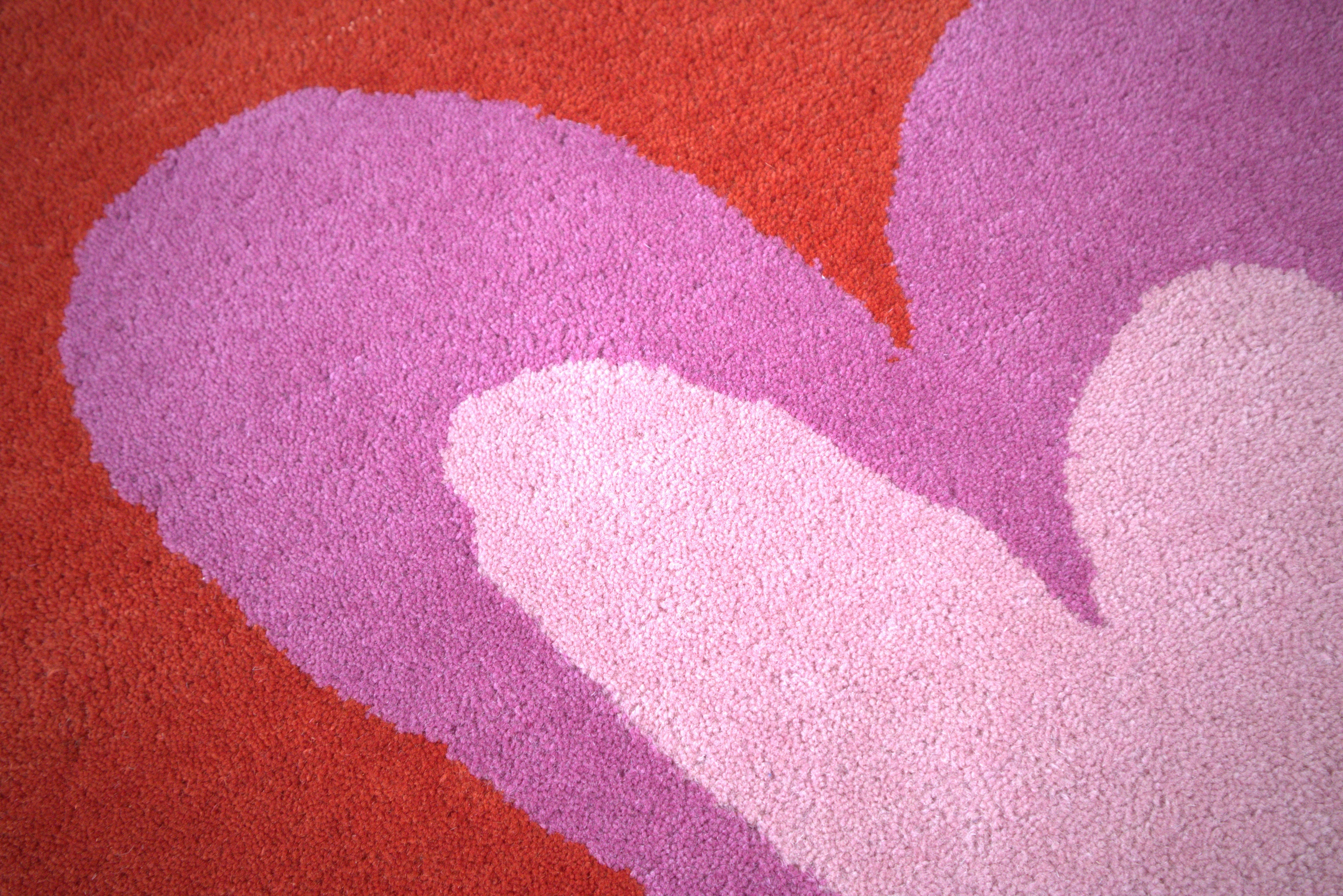 Sweetheart Heart Hand Tufted Wool Rug