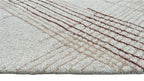 Tartan High Traffic Loop Hand Tufted Wool Rug Rust