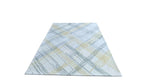 Tartan High Traffic Loop Hand Tufted Wool Rug Yellow