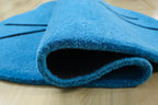 Teddy Kids Hand Tufted Wool Rug Blue