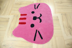 Teddy Kids Hand Tufted Wool Rug Pink