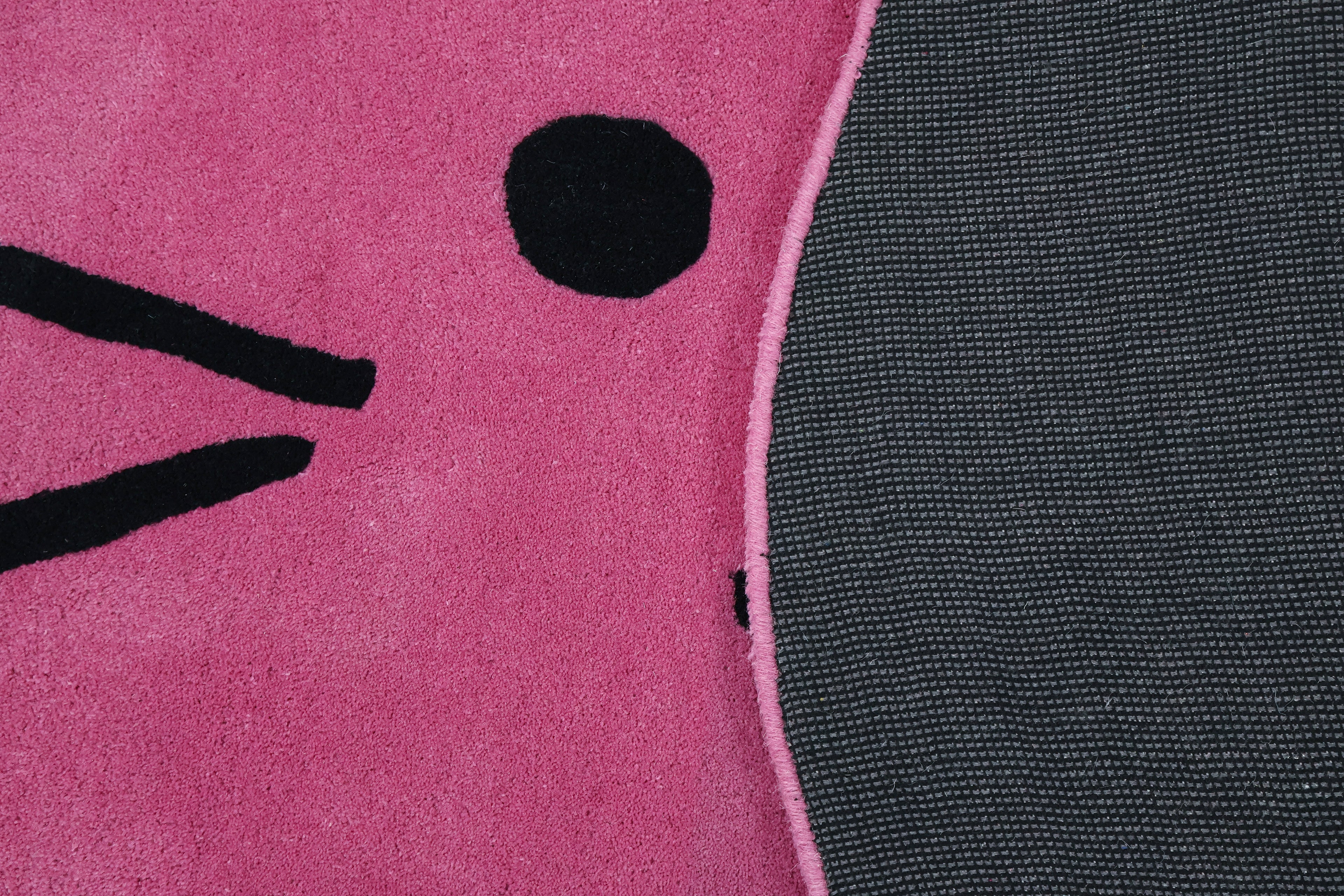 Teddy Kids Hand Tufted Wool Rug Pink
