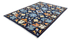 Texas Oriental Hand Knotted Wool Rug Navy Blue