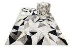 Vectro Abstract Patchwork hide Rug