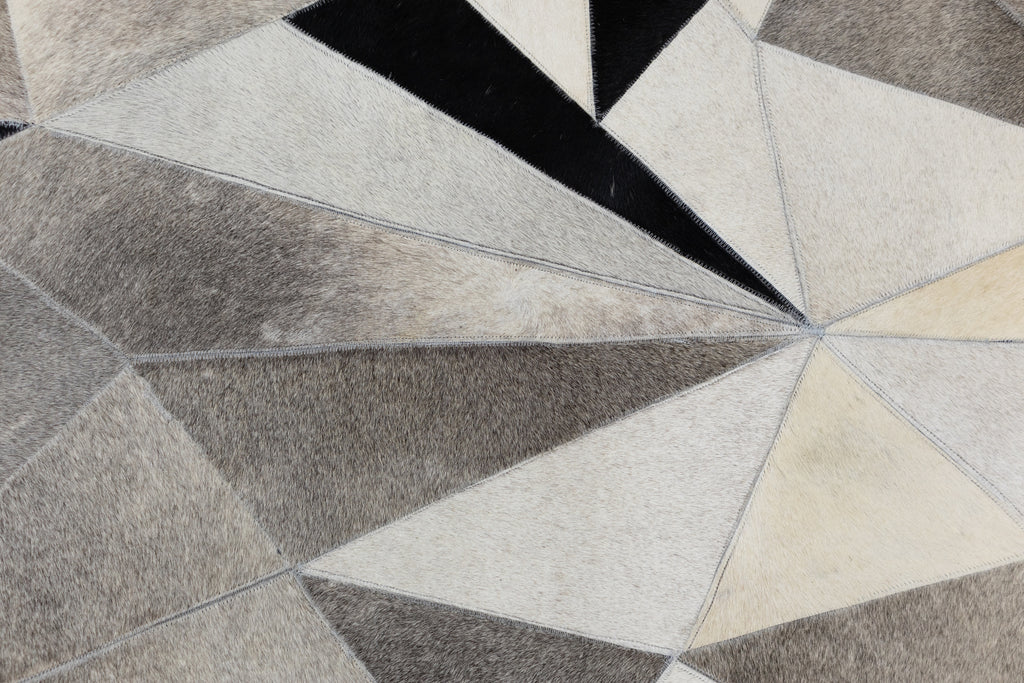 Vectro Abstract Patchwork hide Rug