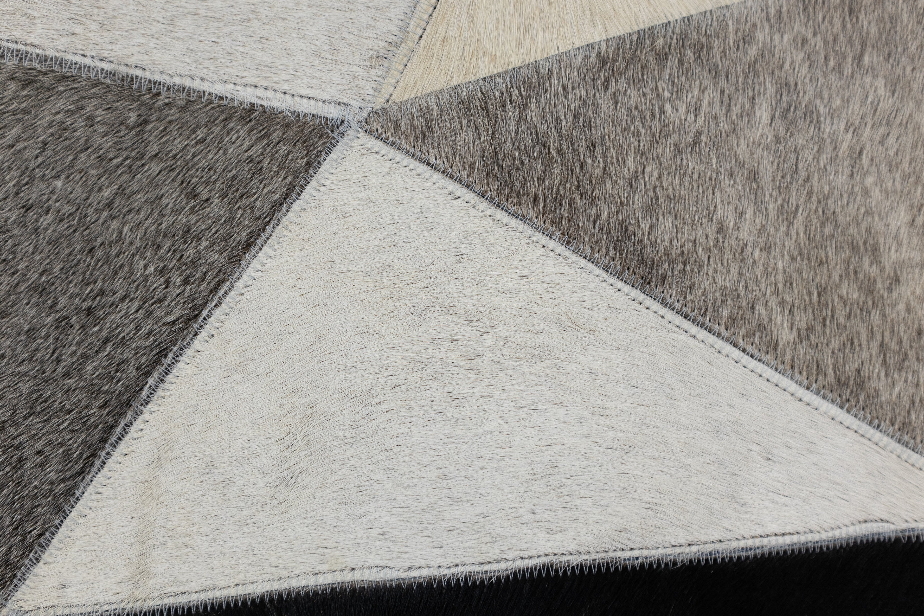 Vectro Abstract Patchwork hide Rug