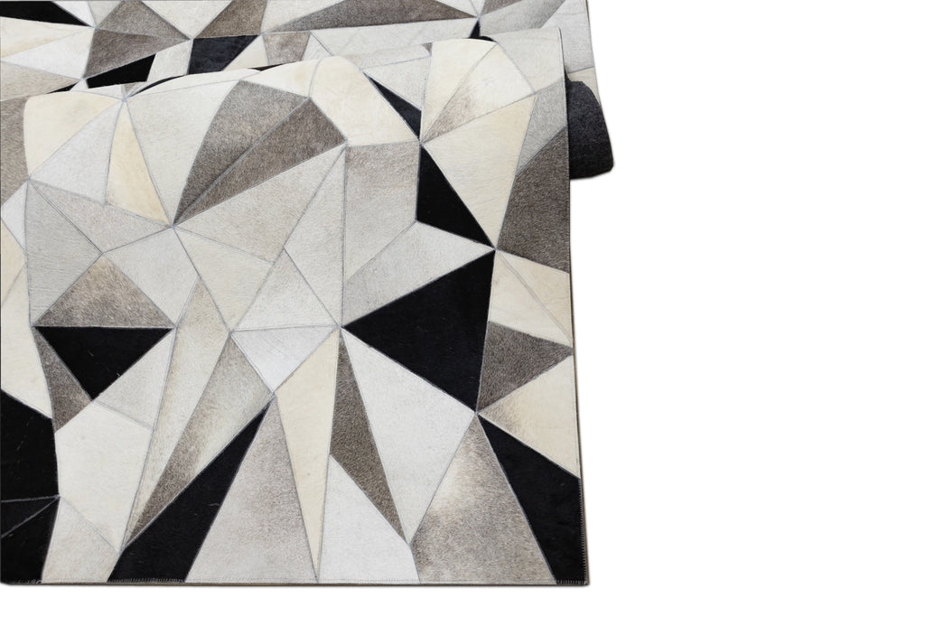 Vectro Abstract Patchwork hide Rug